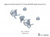 E.T. Model P35-288 Lights Set with Guards for U.S.Army M8/M20 Light Armored Car 1/35